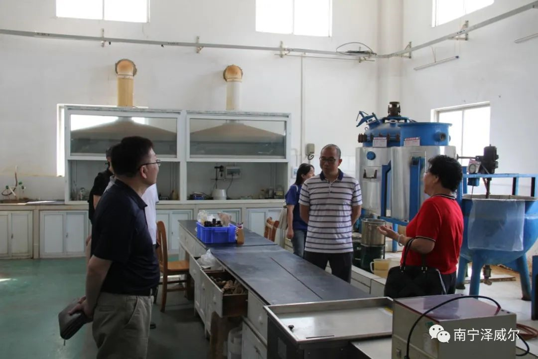 南寧澤威爾研發(fā)室考察